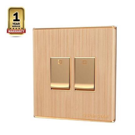 2 Gang 1 Way Switch (Gang Switch Super Star Kito Series)