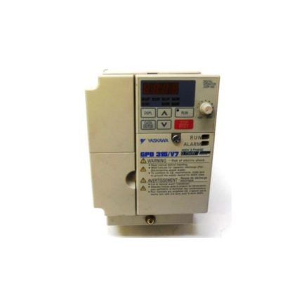YASKAWA AC DRIVE GPD315/V7, CIMR-V7AM40P7, INPUT: AC3PH 380-460V 50/60 HZ, 0.75KW